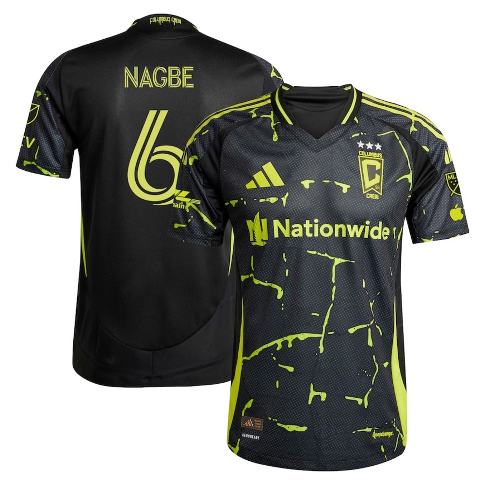 Darlington Nagbe Columbus Crew adidas 2025 The Goosebumps Kit Authentic Jersey - Picture 8 of 8